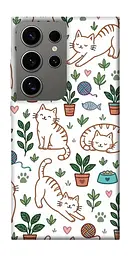 TPU чохол Demsky Cats pattern для Samsung Galaxy S24 Ultra