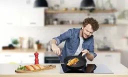 Сковорода велика Tefal Unlimited 32 см (G2550853), з шестишаровим титановим антипригарним покриттям Titanium 6Х - мініатюра 10