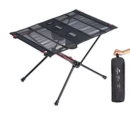 Складний стіл Naturehike (NH19Z027-Z) сітка-карбон, чорний - мініатюра 2
