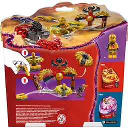 Конструктор LEGO Ninjago Бойовий набір дракона Спін-джитсу 186 деталей (71826) - мініатюра 14