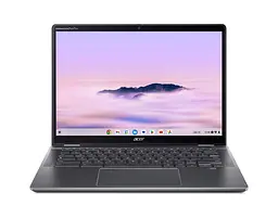 Ноутбук Acer Chromebook Plus Spin 514 CP514-4HN 14' WUXGA IPS Touch, Intel 5-120U, 8GB, F256GB, UMA, ChromeOS, сірий (NX.KYQEU.002)