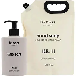 Набір з рефілом мило для рук citrus&santal