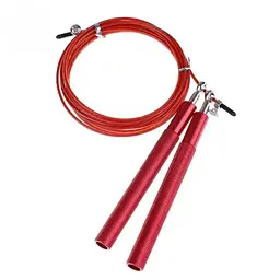 Скакалка 4YourHealth Jump Rope Premium Red швидкісна 3 м - мініатюра 2