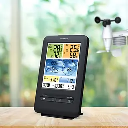 Метеостанція Sencor чорний (SWS9898WIFI) - мініатюра 12