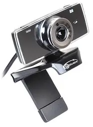 Веб-камера Gemix F9 чорний, 1.3 Mpx, 640x480, USB 2.0, вбудований мікрофон (F9 чорний)