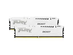 Пам'ять для настільних комп'ютерів Kingston FURY 32 GB (2x16GB) DDR5 5600 MHz Beast EXPO White (KF556C36BWEK2-32) - мініатюра 2
