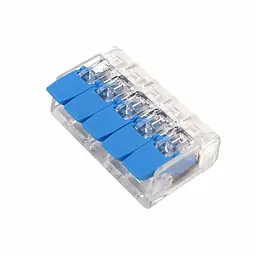 Клема з'єднувальна PREMIUM BLUE (0,08-4мм/32А) тип WAGO LU-225 (СМК-615)