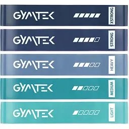 Набір резинок для фітнесу Gymtek 0,5-30кг синій