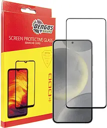 Захисне скло Dengos 5D Full Glue для екрану Samsung Galaxy S24 FE Black