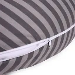 Подушка для вагітних та годування MirSon №5016 Color Line Stripe Gray 30х170 см сіра (2200010969764) - мініатюра 3
