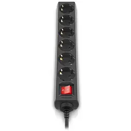 Мережевий фільтр живлення REAL-EL RS-6 Protect M 5m, black (EL122300036) - мініатюра 3