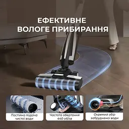 Бездротовий мийник підлоги Deerma VX100 - мініатюра 4