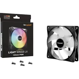 Вентилятор 120 мм, Light Wings LX, Black, 120х120х25 мм be quiet! teh0028678 - мініатюра 4