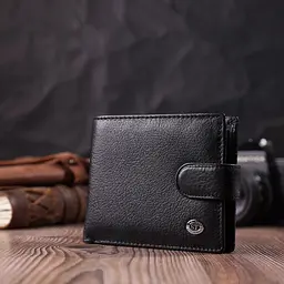 Чоловічий шкіряний гаманець ST Leather 11,5х9,5х1,5 см acs0028309 - мініатюра 7