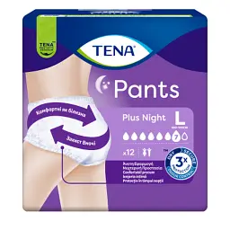 Підгузки для дорослих Tena Pants Plus Night Труси нічні розмір Large 12 шт (7322540839920) - мініатюра 2