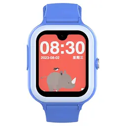 Дитячий смарт годинник Lemfo D89 з GPS трекером, SIM-картою, відеодзвінками, AMOLED дисплеєм, камерою, прослуховуванням, голосовим чатом, Wi-Fi та кнопкою SOS Синій - мініатюра 2