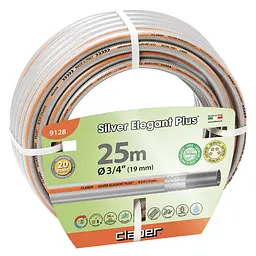 Шланг садовий для поливу Claber Silver Elegant Plus 9128 (25 м, 3/4", 4 шари)