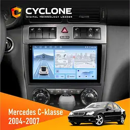 Штатна магнітола Mercedes-Benz C-Class (W203) 2004-2007 AMP Cyclone C9-012 4x64 DSP 4G Cyclone (НФ-00007335)