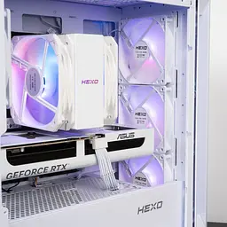 Комп'ютер HEXO Gaming TwinFront Pro (HGP-B850TF7700N507-D532S1TWH) White / AMD Ryzen 7 7700 (3.8-5.3), 8 ядер / NVIDIA GeForce RTX 5070 / 32 ГБ (DDR5) / 1024 ГБ (SSD) - мініатюра 10