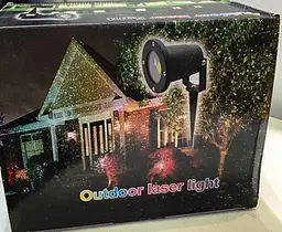 Вуличний лазерний прожектор проектор Waterproof Зоряне небо з пультом (Червоний і зелений кольори) - мініатюра 10