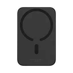 Зовнішній акумулятор Baseus Magnetic Mini Air Wireless Fast Charge Power Bank 6000mAh 20W чорний (P10059002113-00) - мініатюра 5