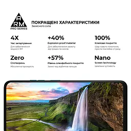 Захисне скло на Motorola G57 Power 5G з олеофобним покриттям, Pro, повне проклеювання, антистатичний і пиловідштовхуючий шар, 9H, самоклеючеся, 2.5D, на весь екран, антистатичний клей, ArmorStandart (ARM89663) - мініатюра 5