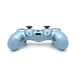 Геймпад джойстик DoubleShock Wireless PS4 Double Motor Vibration DUALSHOCK 4 Silver-Blue - мініатюра 3