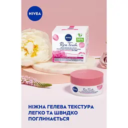 Зволожуючий гель-крем Nivea Rose Touch, 50 мл - мініатюра 6