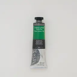 Олійна фарба Sennelier, 40 мл, професійна, S3, Перманентний зелений (Permanent green)