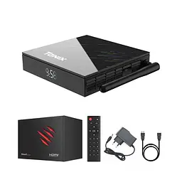 Смарт ТВ приставка Tanix TX68 4/64 Гб Smart TV Box Android 14 - мініатюра 3