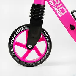 Самокат Best Scooter Rio 68-89х54.5 см Рожево-чорний 000283539 - мініатюра 5