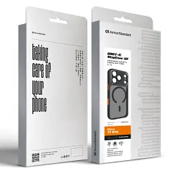 Чохол ArmorStandart Unit-C MagCase SE для Apple iPhone 17 Pro Black Orange - мініатюра 5