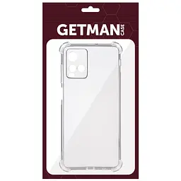 TPU чохол GETMAN Ease logo посилені кути Full Camera для Vivo Y21 / Y33s Безбарвний (прозорий) - мініатюра 2