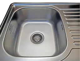 Кухонна мийка Romzha Donka Satin RO47895, Сірий - мініатюра 8