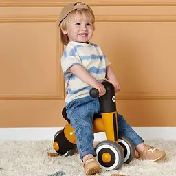 Каталка-біговел Kinderkraft Minibi Honey Yellow жовта (KRMIBI00YEL0000) - мініатюра 7