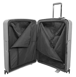 Валіза велика Airtex 229 L поліпропілен 78×53×30 см Сріблястий - мініатюра 2