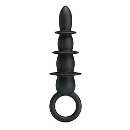 Анальна пробка Pretty Love Special Anal Stimulation 13.2 см (чорний) - мініатюра 4