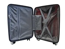 Валіза маленька S поліпропілен Madisson Snowball 01103 58×37×22см 35л Червоний - мініатюра 4