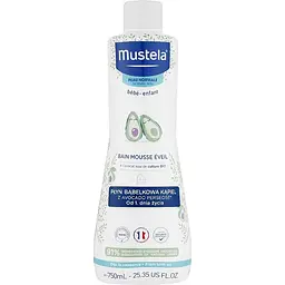 Мультисенсорна піна для ванни Mustela Multi-Sensory Bubble Bath з авокадо 750 мл