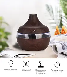 Зволожувач повітря Mini Atomization Humidifier з підсвічуванням ∙ Ультразвуковий кліматичний міні зволожувач для будинку - мініатюра 4