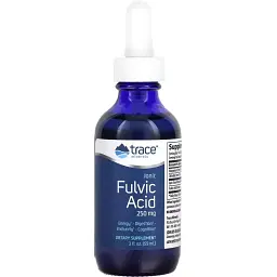 Мінерали Trace Фульвова кислота іонна, 250 мг, Ionic Fulvic Acid, 59 мл (TMR-00311)
