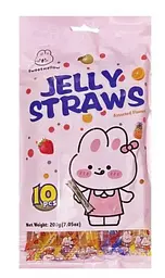Желейні трубочки SweetMellow Jelly Straws 10 шт 200г