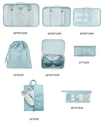 Комплект органайзеров 8 в 1 - Travel bags - мініатюра 7