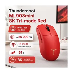 Мишка Thunderobot ML903mini 8K Tri-mode Red (6932066320218)