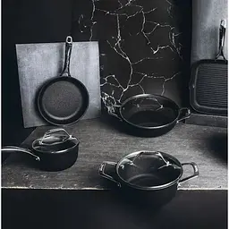 Сотейник Barazzoni Black Titan з кришкою 16 см 1.4 л (85561001698) - мініатюра 3