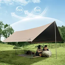 Тент універсальний Naturehike CNK2350WS015, розмір L, бежевий - мініатюра 6