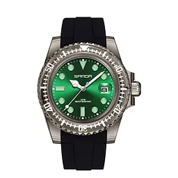 Жіночий наручний годинник 9007 Black-Green Sanda acs0030964