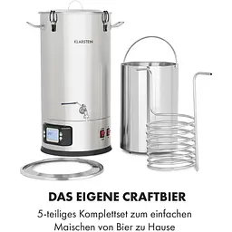 Пивоварня Klarstein Mashfest 35 л 1500/3000 Вт (10033341) - мініатюра 4