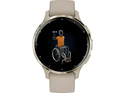 Смарт-годинник Garmin Venu 3S Soft Gold S. Steel Bezel w. French Gray Case and S. Band (010-02785-02) - мініатюра 5