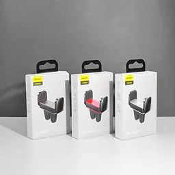 Тримач в машину Baseus Steel Cannon Air Outlet Car Mount чорний (30494) - мініатюра 8